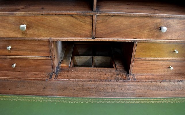 18th Century Louis XVI Blond Walnut Secretaire-RVK-655929