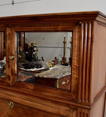 18th Century Louis XVI Blond Walnut Secretaire-RVK-655929