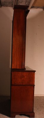 18th Century Mahogany Showcase Cabinet-HPU-1720534