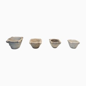 18th-Century Marble Mortars, Set of 4-BA-1365447