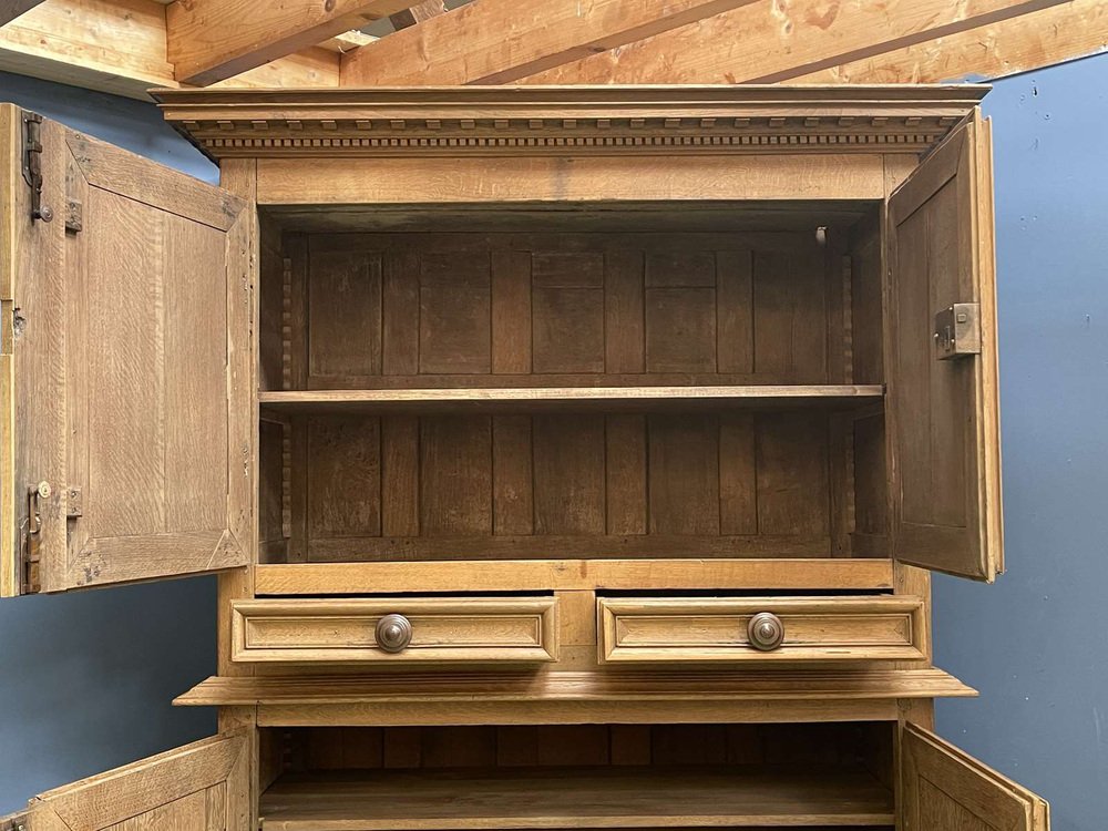 18th Century Oak 4-Door Buffet