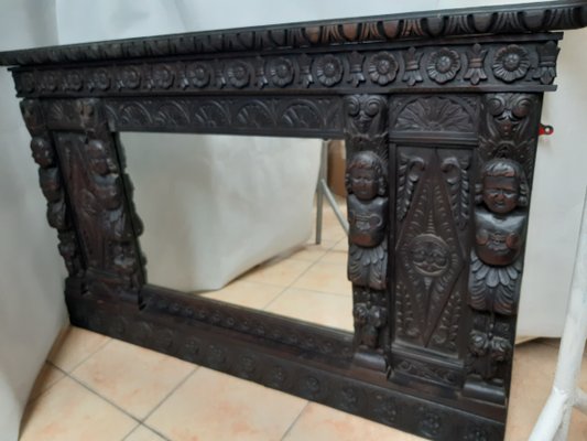 18th Century Oak Mirror-WQQ-1361736