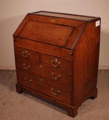 18th Century Oak Secretary, England-HPU-1338396