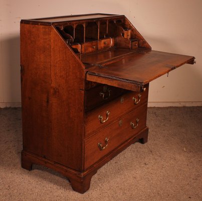 18th Century Oak Secretary, England-HPU-1338396