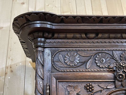 18th Century Oak Wedding Cabinet-QYF-1450811