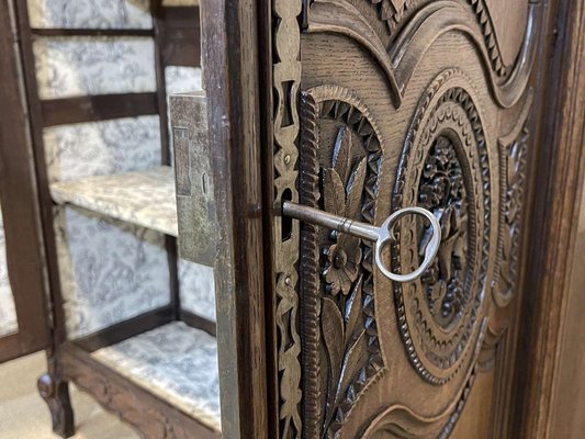 18th Century Oak Wedding Cabinet-QYF-1450811