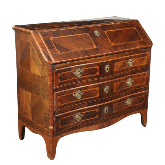 18th Century Piedmontese Drop-Leaf Secretary, Italy