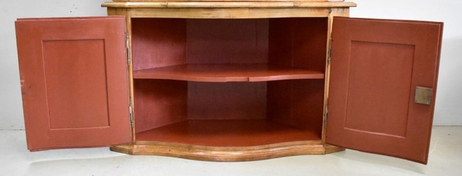 18th Century Pine Corner Bookcase-RVK-736781