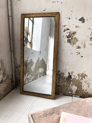 18th Century Rectangular Mirror-LCU-689634