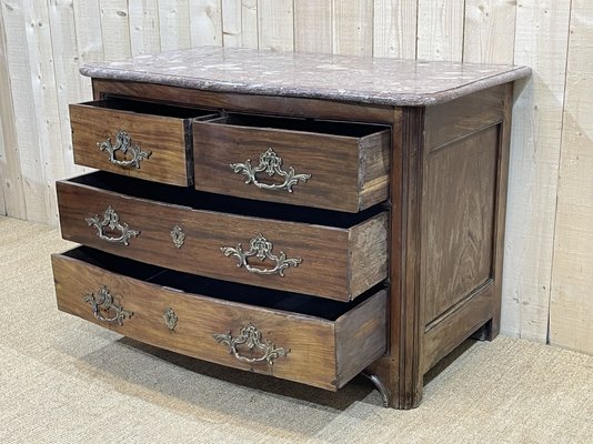 18th Century Regency Rosewood Dresser with Marble Top-QYF-1180532