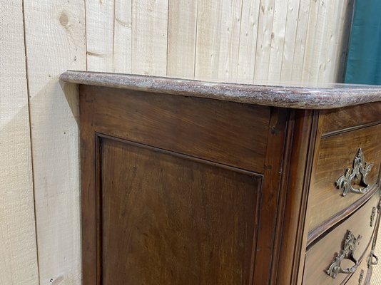 18th Century Regency Rosewood Dresser with Marble Top-QYF-1180532