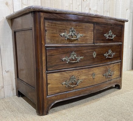 18th Century Regency Rosewood Dresser with Marble Top-QYF-1180532