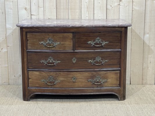 18th Century Regency Rosewood Dresser with Marble Top-QYF-1180532