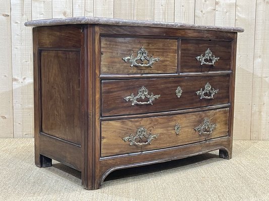 18th Century Regency Rosewood Dresser with Marble Top-QYF-1180532