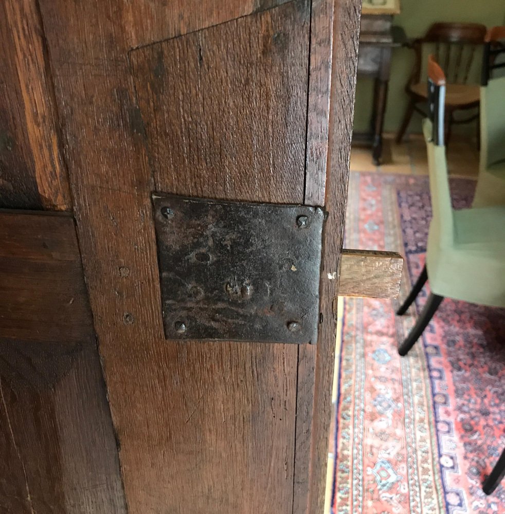 18th Century Renaissance Cabinet on High Legs in Oak, 1750s