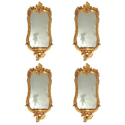 18th Century Roman Giltwood Mirrors, Set of 4-MBH-1032313