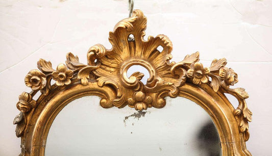 18th Century Roman Giltwood Mirrors, Set of 4