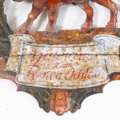 18th Century South German Red Ox Sign Bracket-VEI-1272947