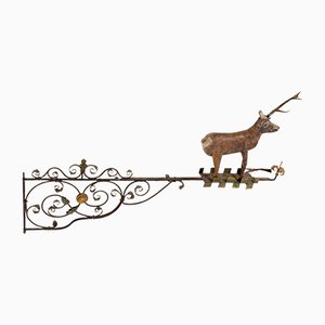 18th Century South German Sign Bracket with Reindeer-VEI-1272946