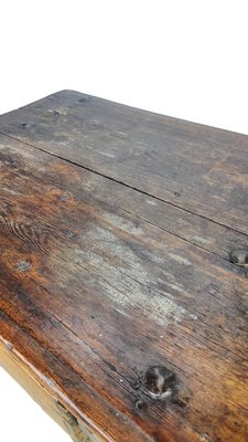 18th Century Spanish Pine Side Table with Drawer-FCK-2036228