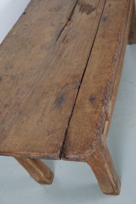 18th Century Spanish Rustic Farmhouse Chestnut Console-XO-1818841