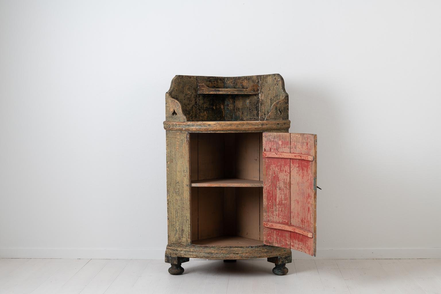 18th Century Swedish Corner Sideboard