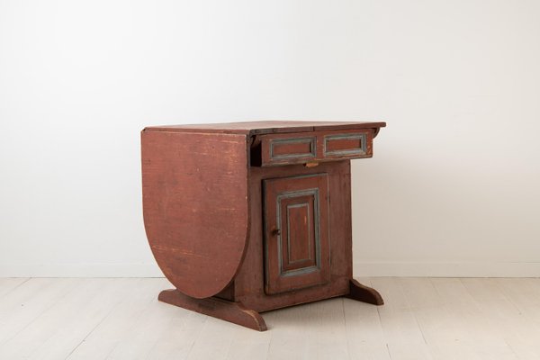 18th Century Swedish Extendable Wall Table-MJF-931284