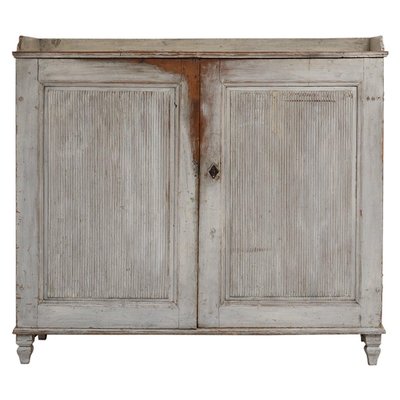 18th Century Swedish Neoclassic Light Grey Sideboard-MJF-1114296