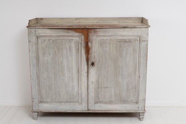 18th Century Swedish Neoclassic Light Grey Sideboard-MJF-1114296