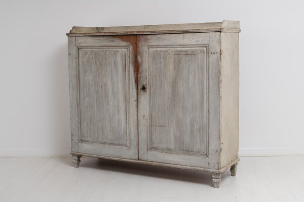 18th Century Swedish Neoclassic Light Grey Sideboard-MJF-1114296