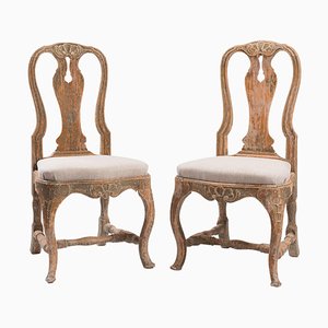 18th Century Swedish Rococo Chairs, Set of 2-MJF-931302