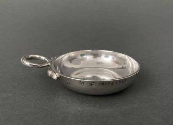 18th Century Tastevin in Silver Snake Socket Hallmarks General Farmers R.Pvsel-QKG-1745363