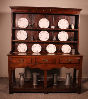 18th Century Welsh Oak Dresser-HPU-1318719