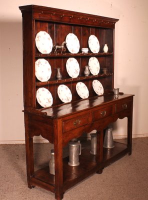 18th Century Welsh Oak Dresser-HPU-1318719