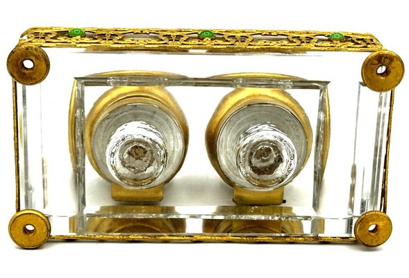 19 Century Baccarat Crystal Glass Inkwell-OZS-1760320