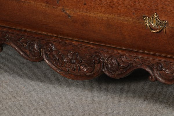 19 Century Baroque Dutch Showcase Oak, 1850s-DXD-1703583