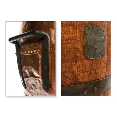 19 Century Copper Distillery Alembic Barrel-NQ-625104