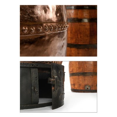 19 Century Copper Distillery Alembic Barrel-NQ-625104