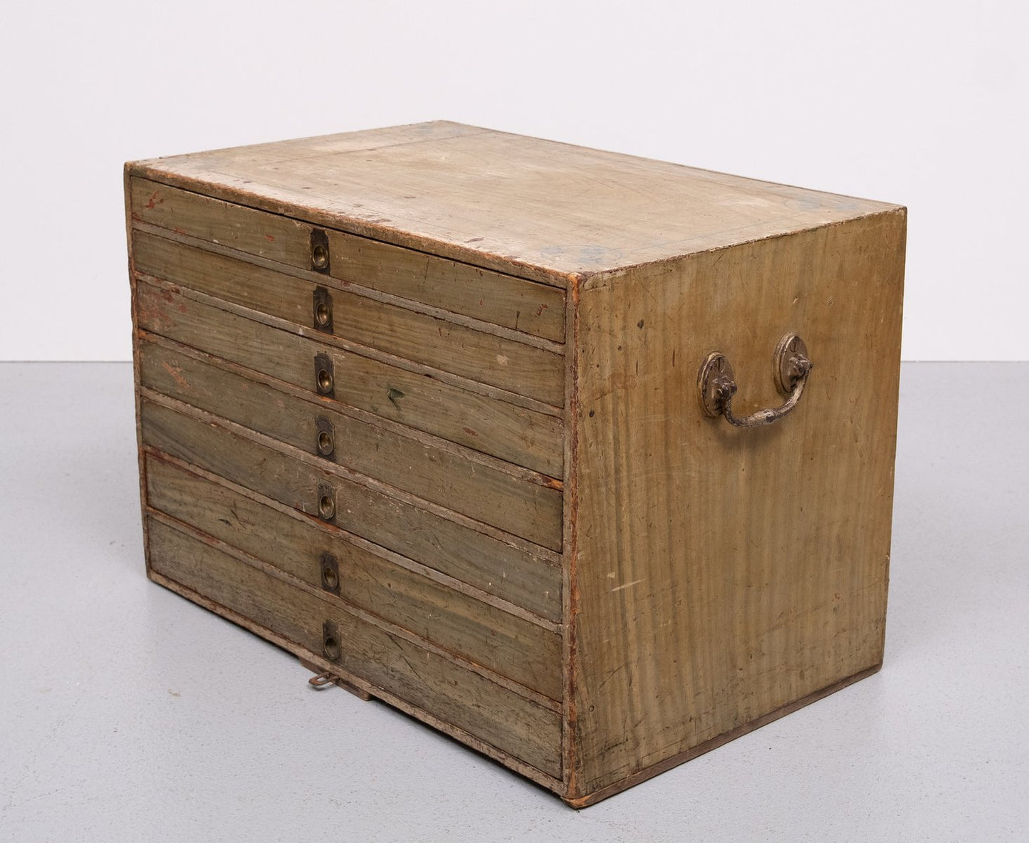 19 Century Works Men Chest with Drawers, 1890s