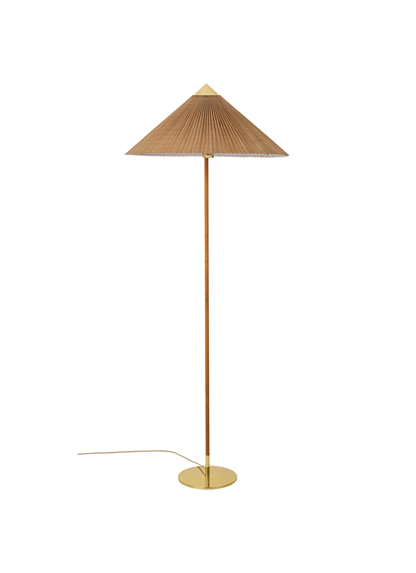 9602 FLOOR LAMP by Gubi #Bamboo (Untreated)