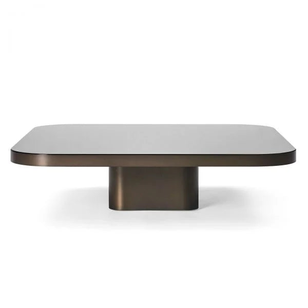 Bow Coffee Table No. 5 - Square Brass Coffee Table by Classicon