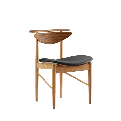 [국내재고] [26년 8월 입고예정] THE READING CHAIR Upholstered - Wood Type: Oak Dark Oil / Upholstery: Fabric Group 1 - Remix 412