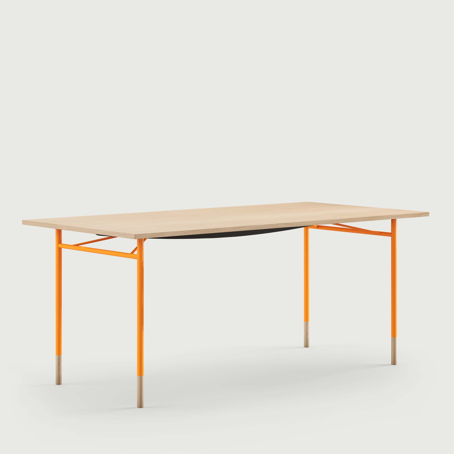 THE NYHAVN DESK by House of Finn Juhl #Oak Clear Oil/Orange