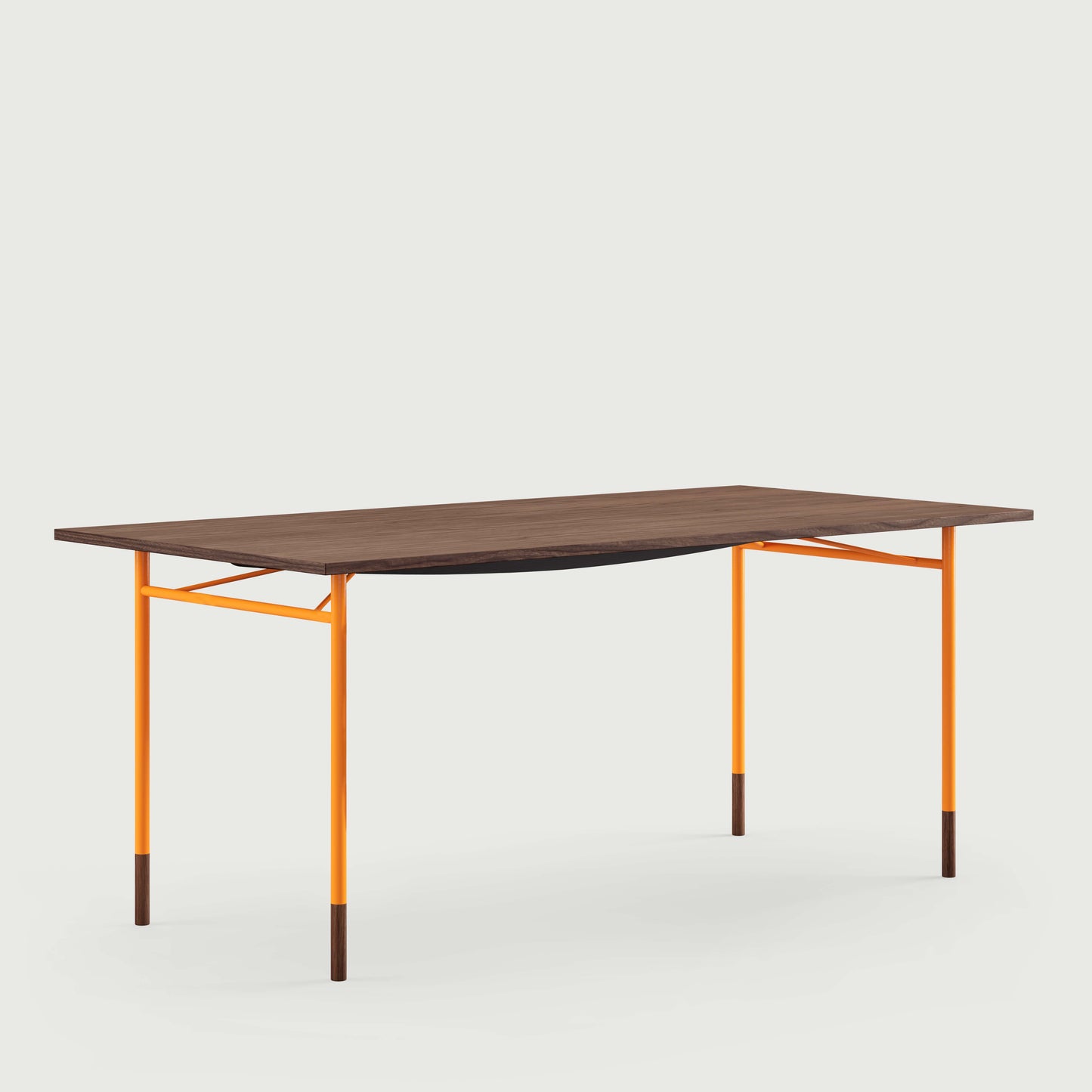 THE NYHAVN DESK by House of Finn Juhl #Walnut/Orange