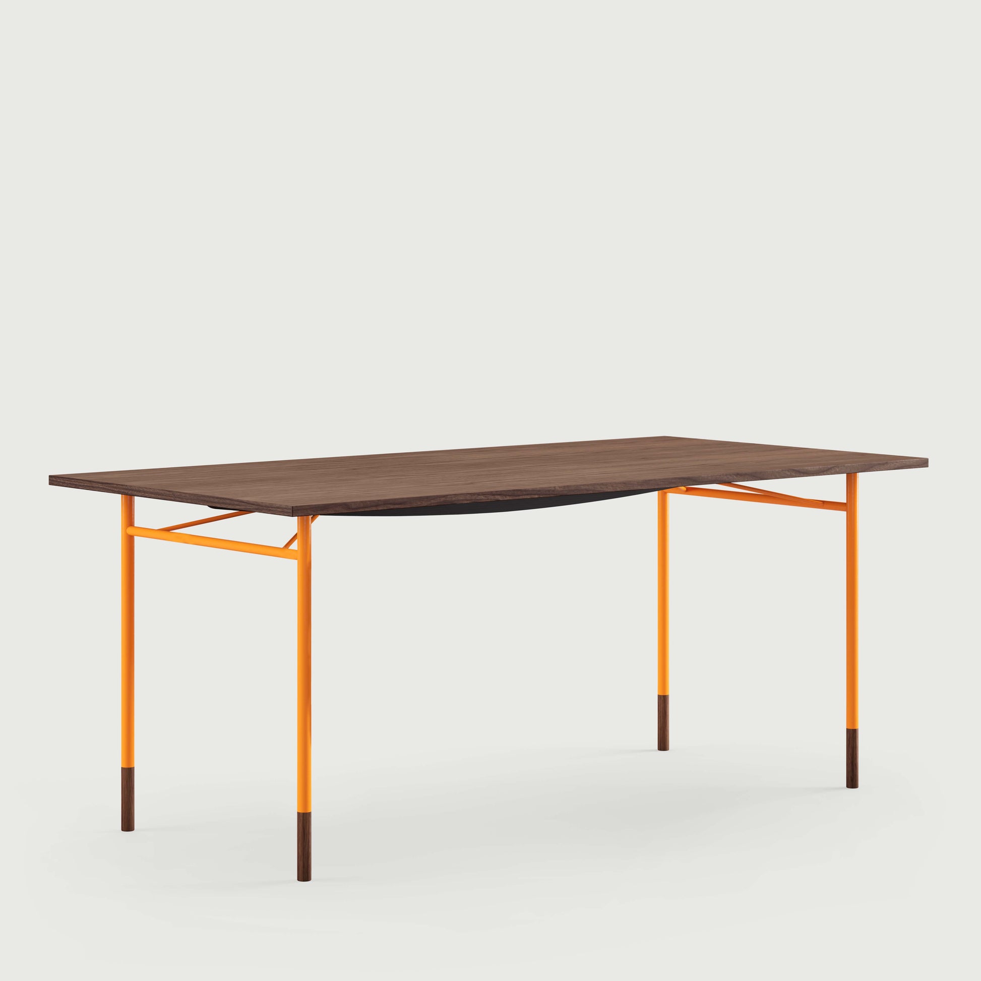 THE NYHAVN DESK by House of Finn Juhl #Walnut/Orange