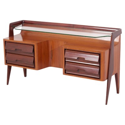 1950s Chest of Drawers or Credenza in Teak Plywood, Mahogany-SFD-1419017