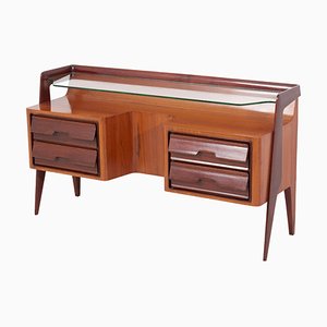 1950s Chest of Drawers or Credenza in Teak Plywood, Mahogany-SFD-1419017