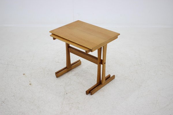 1960s Oak Nesting Tables Denmark, Set of 2-TZ-1017906