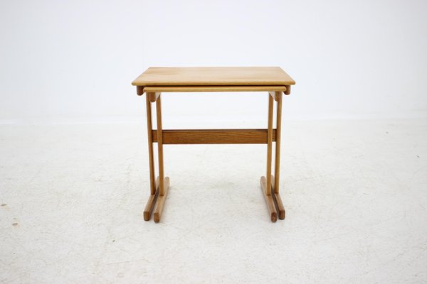 1960s Oak Nesting Tables Denmark, Set of 2-TZ-1017906