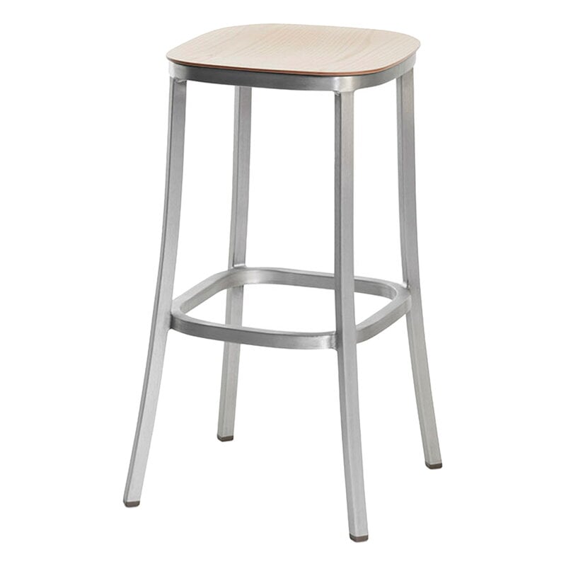 1 Inch bar stool by Emeco #aluminium - ash #